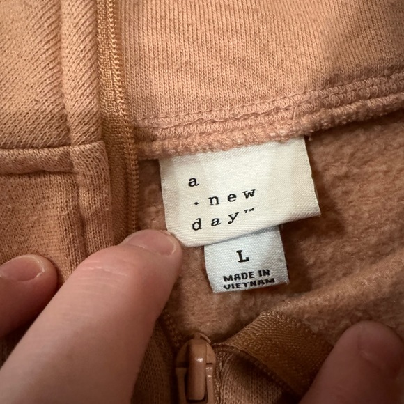 Peach colored QuarterZip - Picture 3 of 3